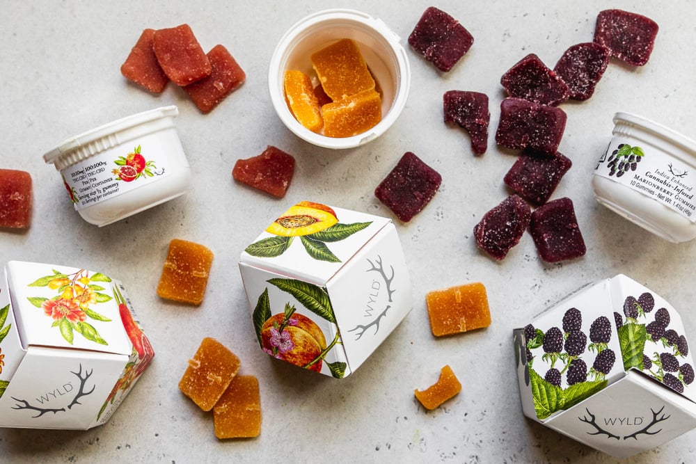 Peach 2:1 CBD + Hybrid Enhanced Gummies | 100mg CBD:50mg THC