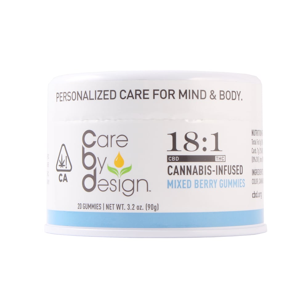 18:1 Mixed Berry Gummies [20pk] 
