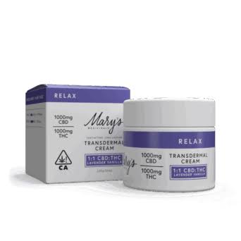 1:1 Vanilla Lavender Relax Cream (1000mg CBD/1000mg THC)