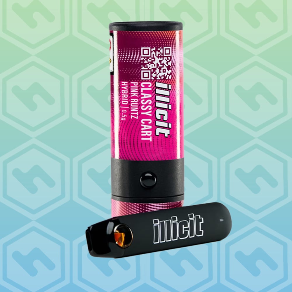 Shop Illicit Gardens | Pink Runtz | Distillate Disposable | 1g | HoneyGrove  (Med) Dispensary Clementon, NJ