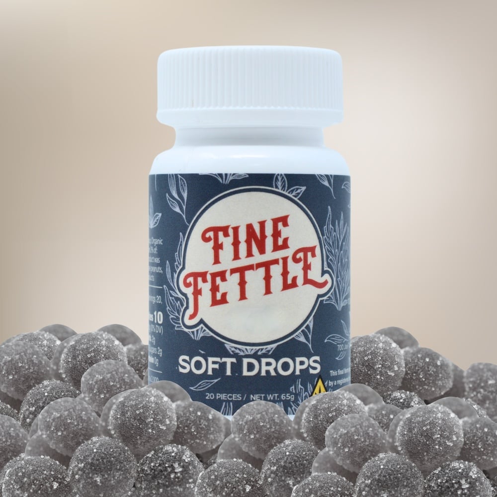 FFD - Blueberry Soft Drops 100mg THC : 100mg CBD 20pk