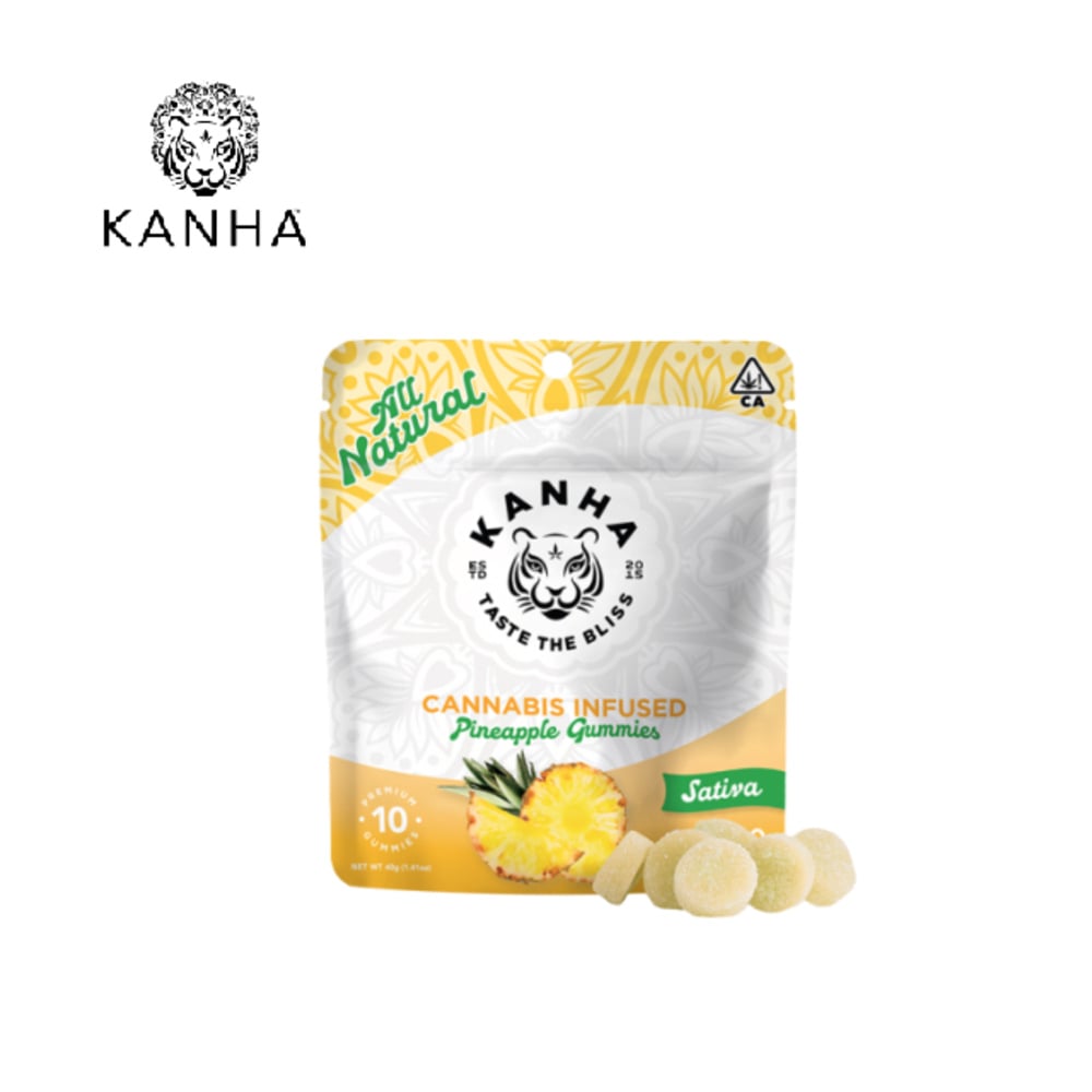 PINEAPPLE 100MG 10 PACK GUMMIES