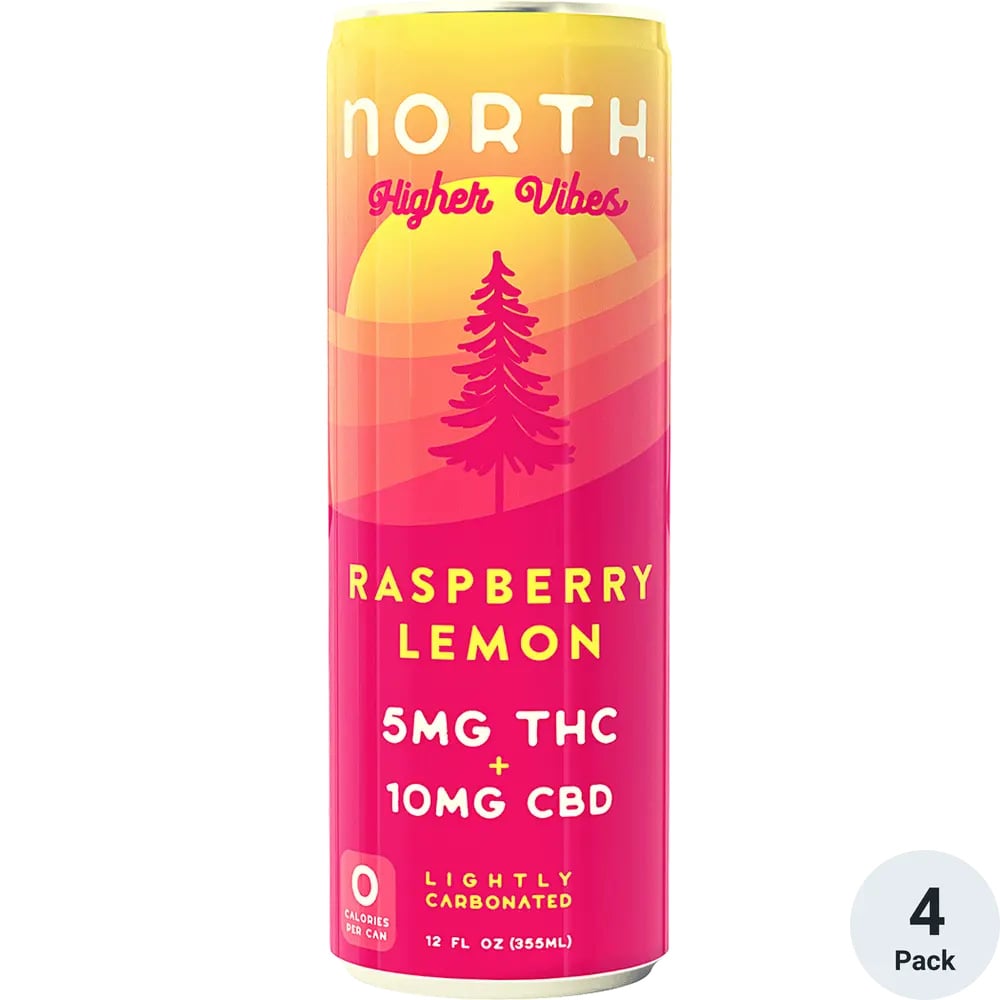 North Canna - Hemp Derived - Raspberry Lemon 5mg THC 10mg CBD