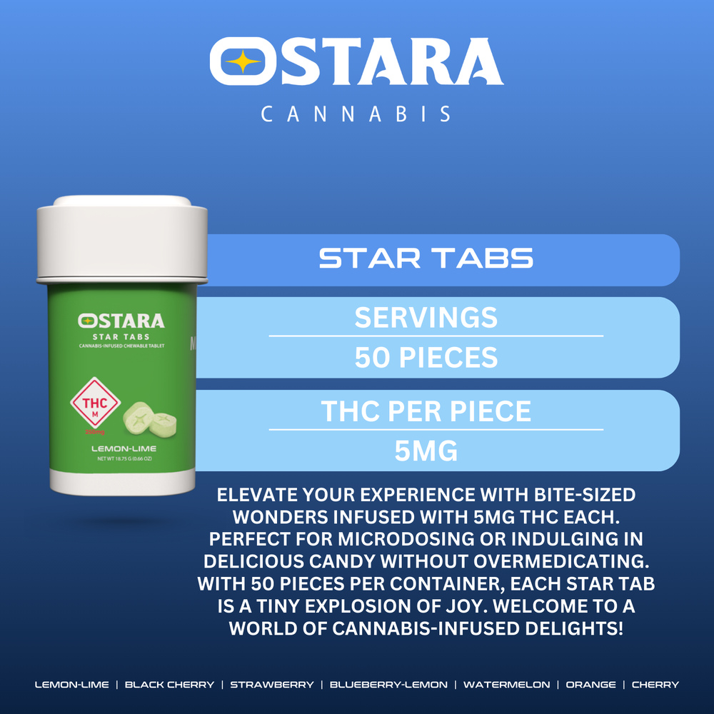 Star Tabs - Lemon Lime [50pk] (250mg)