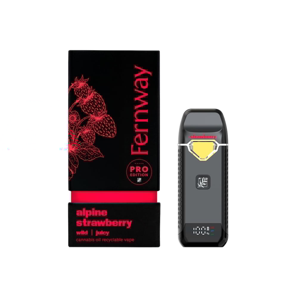 Fernway - Alpine Strawberry Traveler Pro Disposable Vape (2g) Fernway - Alpine Strawberry Traveler Pro Disposable Vape (2g)