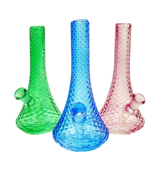 5.5" Color Twisted Vase Bong - 10mm Bowl Included ! 5.5" Color Twisted Vase Bong - 10mm Bowl Included !