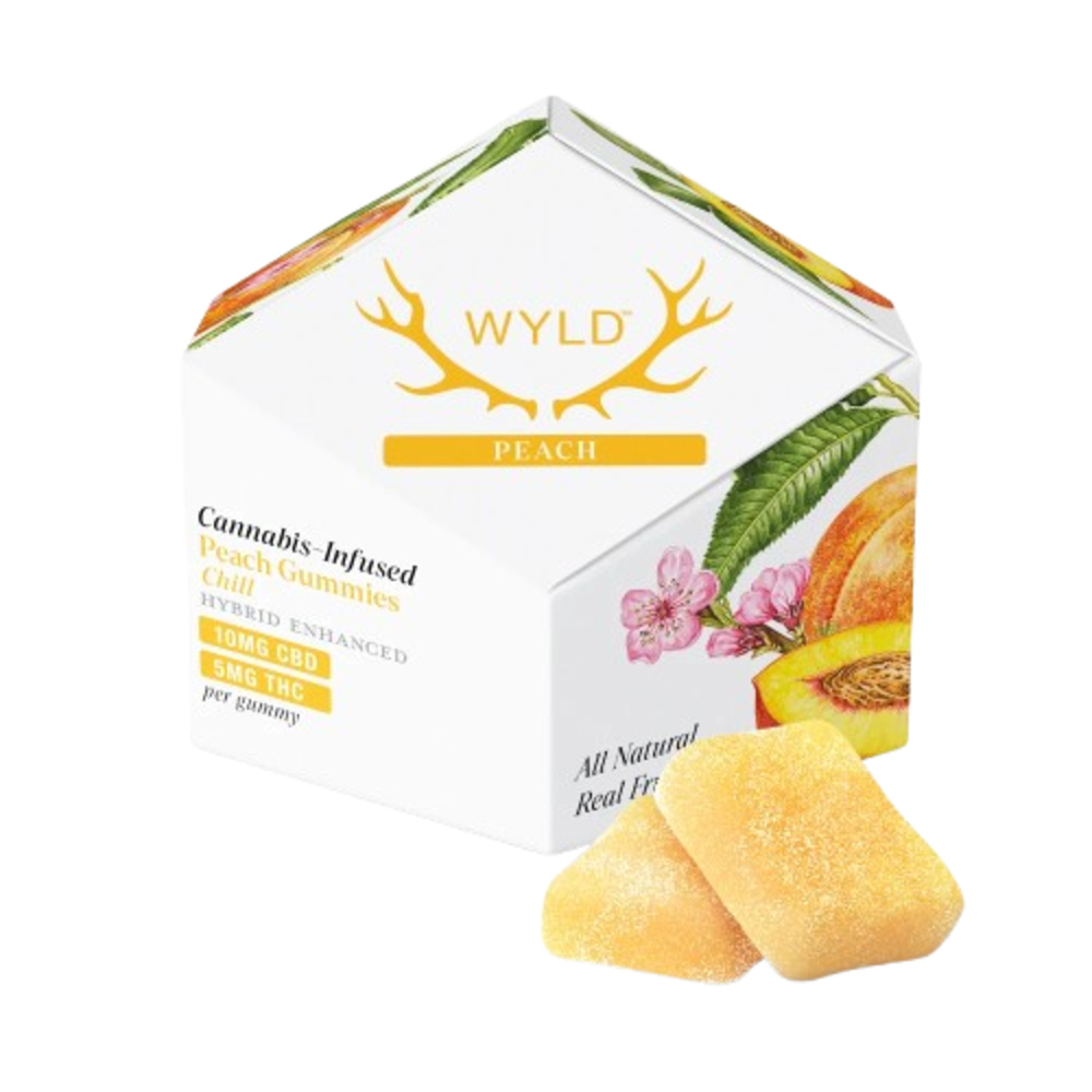 Peach 2:1 CBD + Hybrid Enhanced Gummies | 100:50mg