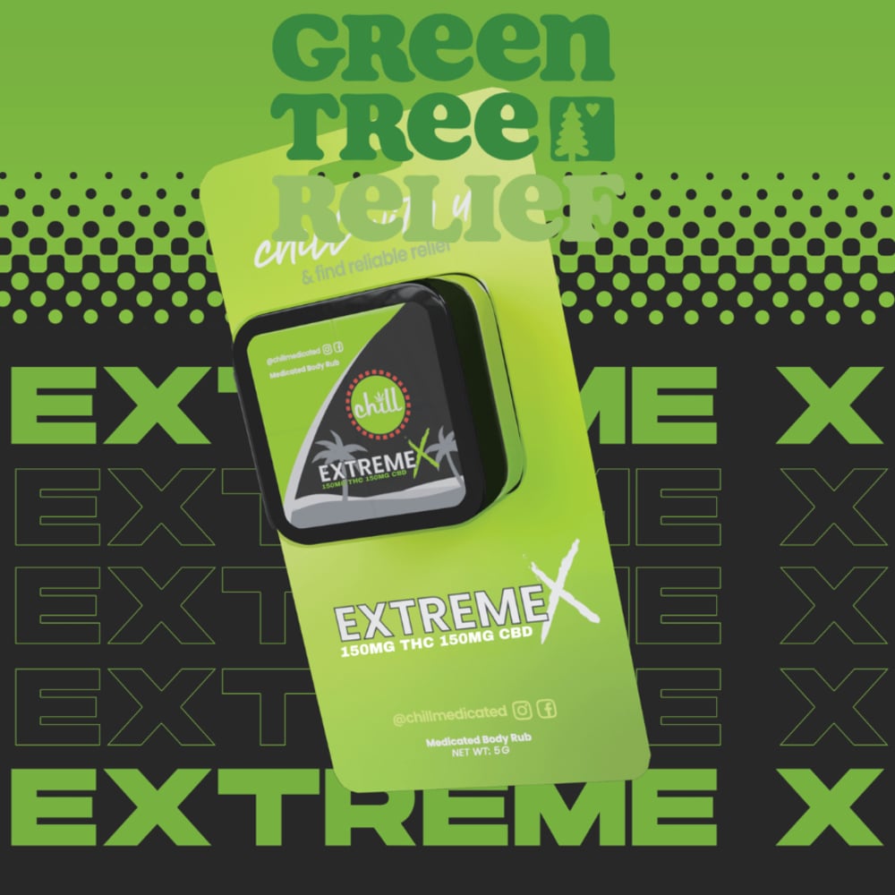 Chill To-Go Extreme X Body Rub (250mg CBD/250mg THC)
