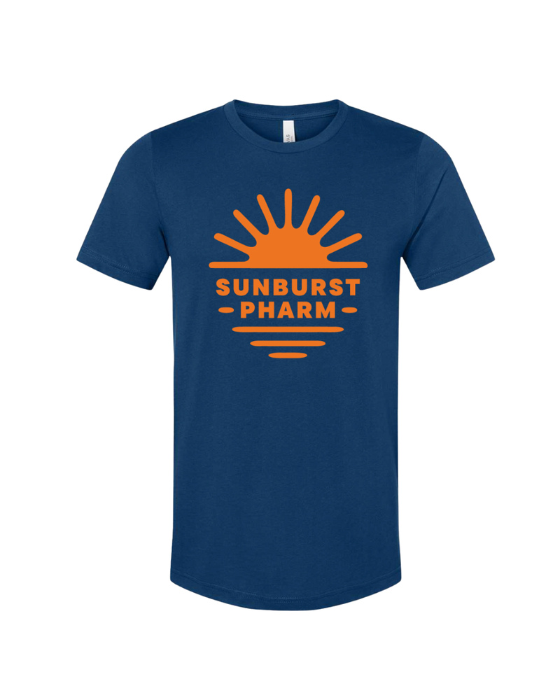 2025 Fitted Sunburst T-Shirt - Blue [3XL]