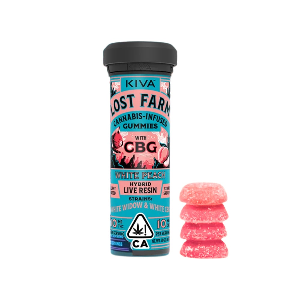 1:1 White Peach CBG x White Widow [10pk] (100mg CBG/100mg THC)