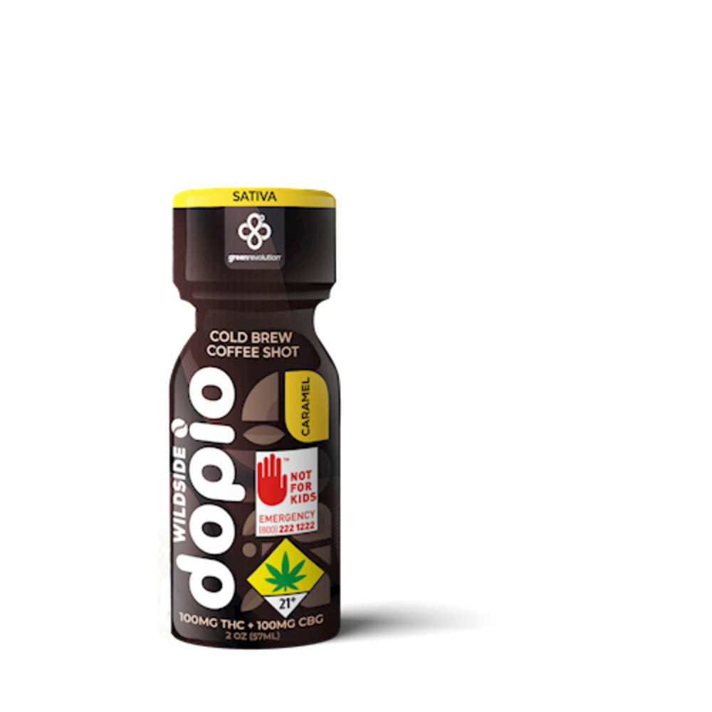 1:1 Dopio Caramel [2oz] (100mg THC/100mg CBG/100mg Caffeine)