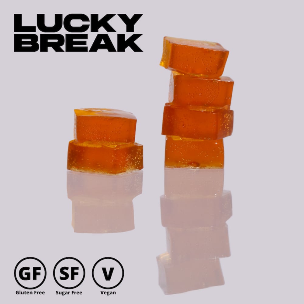 Lucky Break - Sugar Free Lemon Ginger (H) Lucky Chews (21.5mg 6pk) C0130000003
