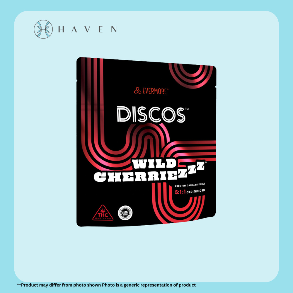 10mg Wild Cherriezzz Discos 5:1:1 (CBD:THC:CBN) | Evermore