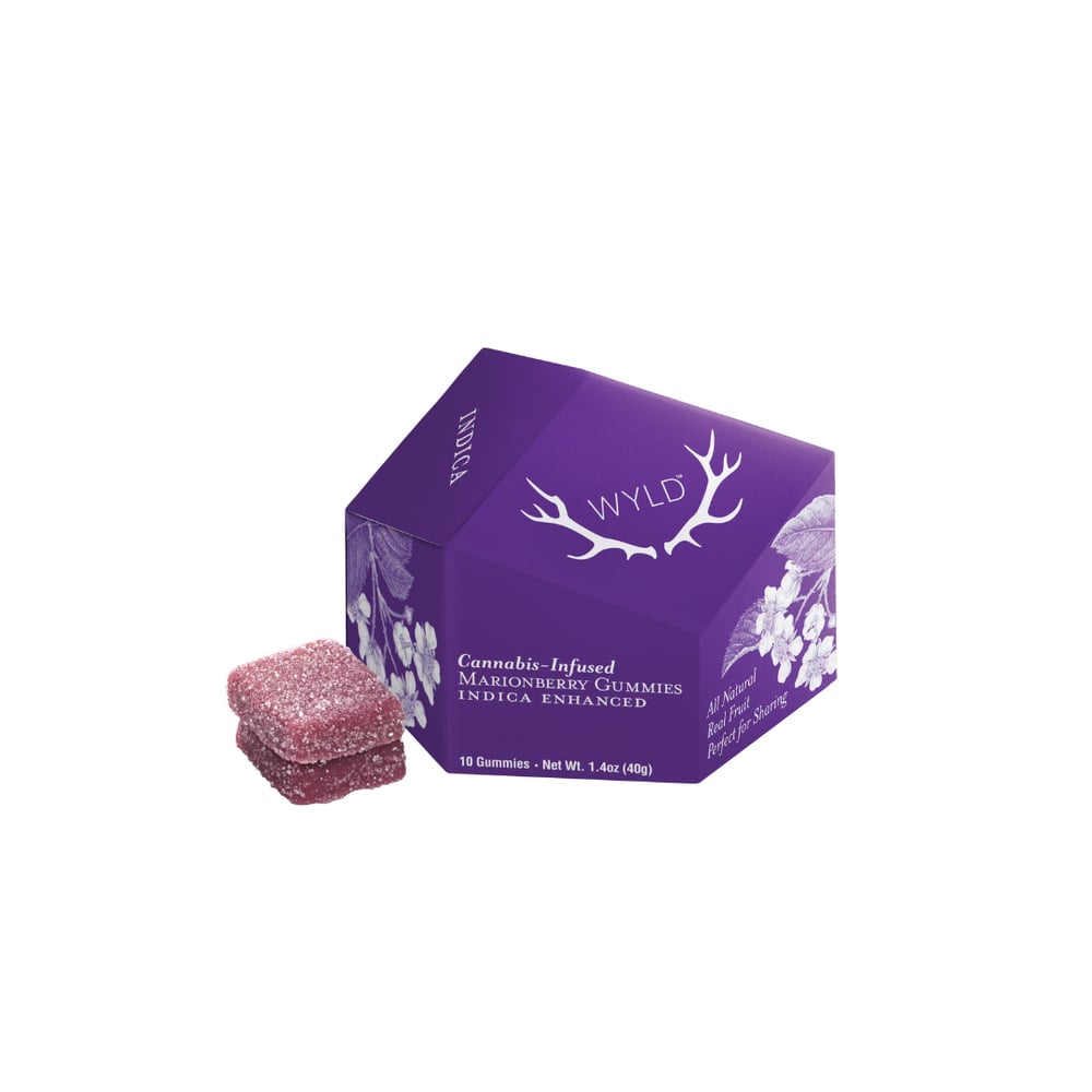 *HIGH DOSE* Marionberry Indica Enhanced Gummies | 200mg