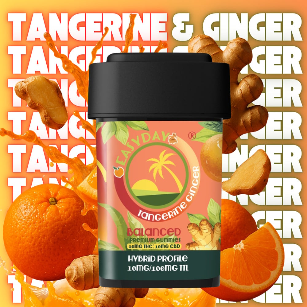 1:1 Tangerine Ginger [20pk] (100mgCBD/100mgTHC)