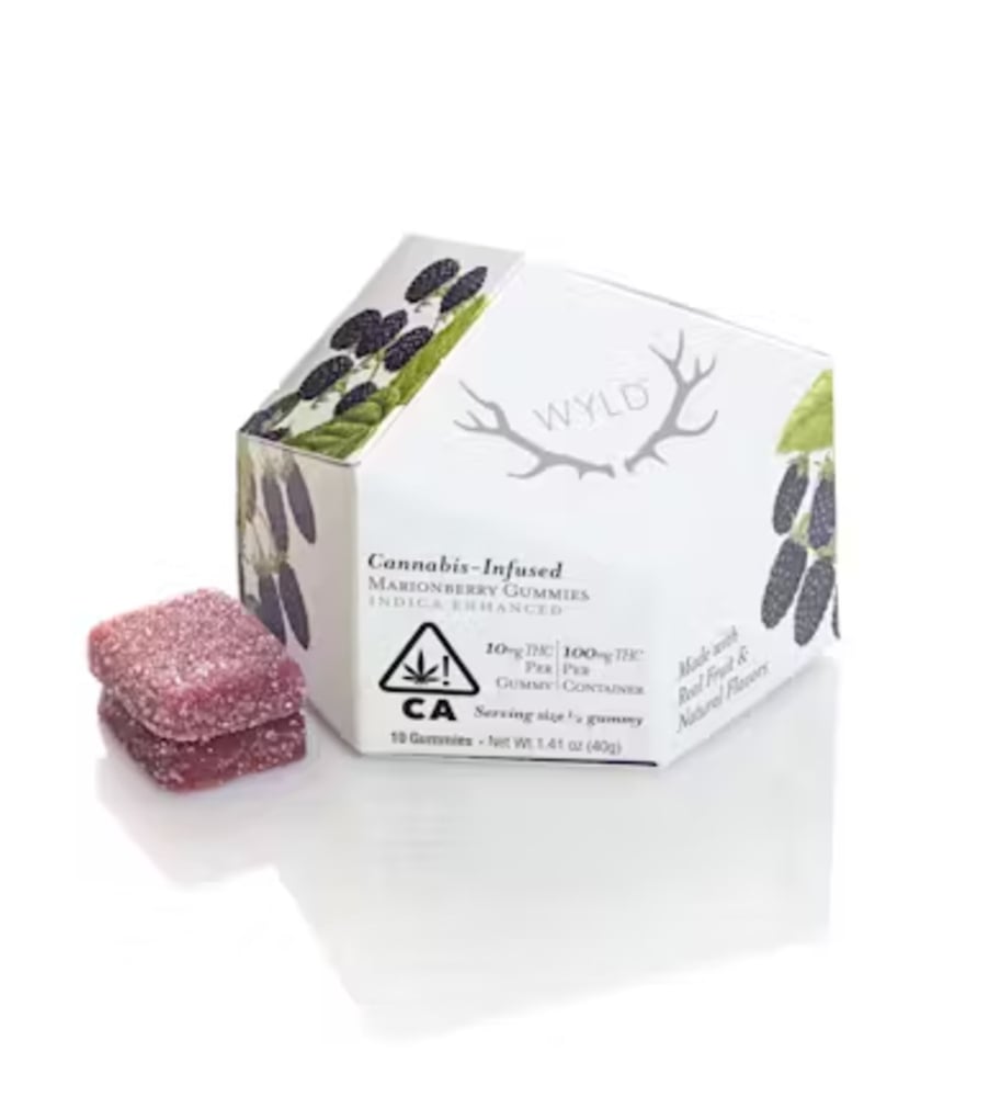 Marionberry Indica Enhanced Gummies | 100mg THC