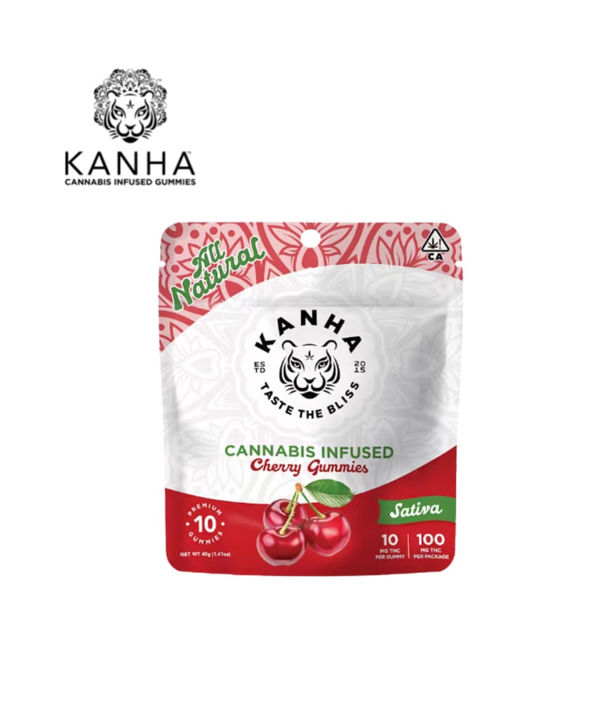 CHERRY 100MG 10 PACK GUMMIES