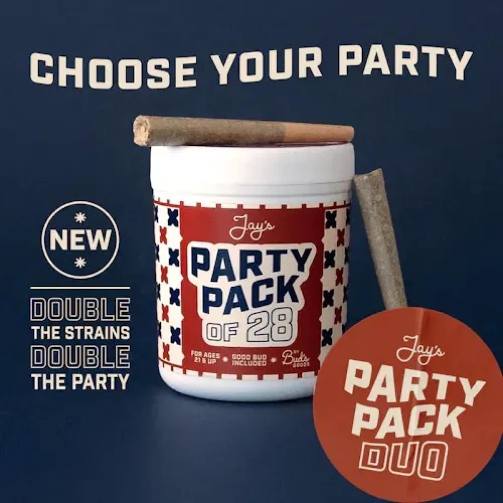 Jay's - Dionysus & Sour TK Party Pack Duo Pre-Roll 0.5g 28pk (14g)