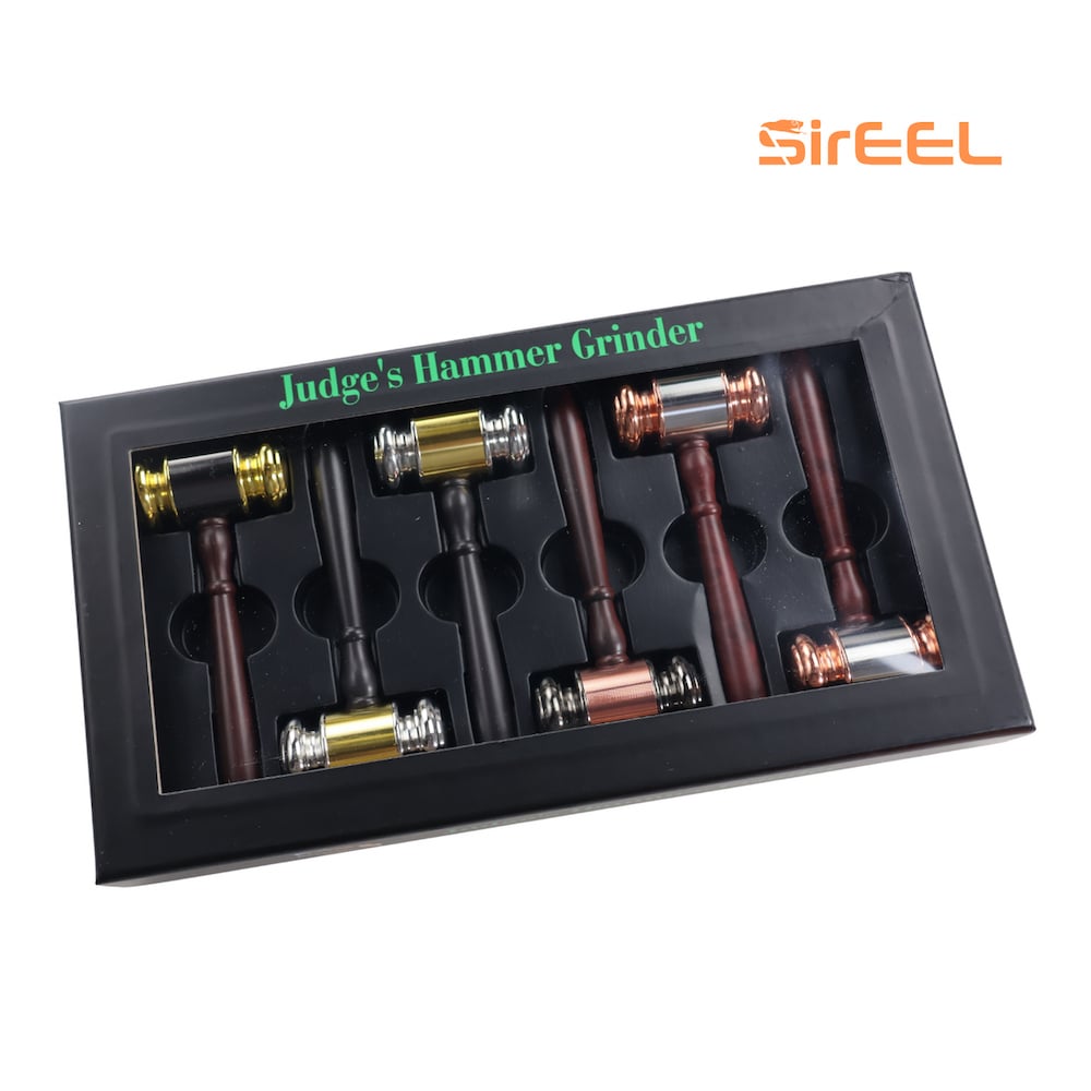 Judges Gavel Grinder Pipe - Assorted