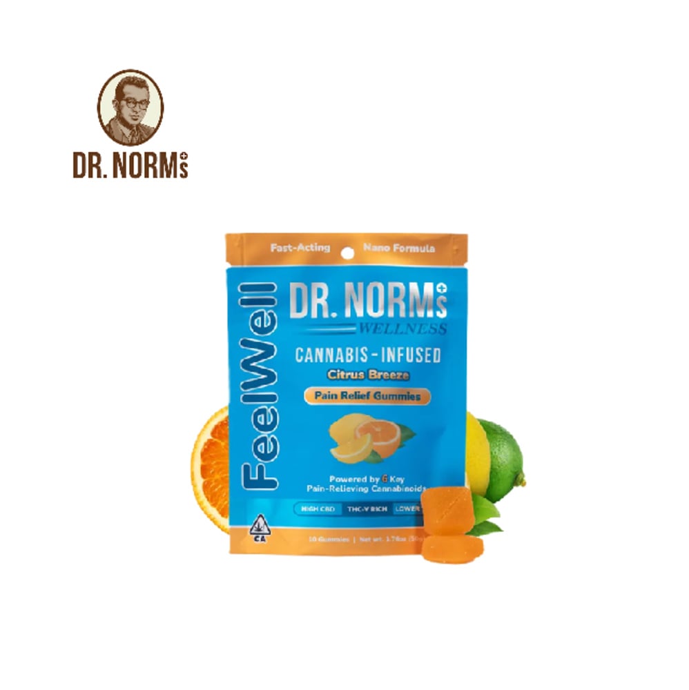 CITRUS BREEZE PAIN RELIEF 50:220 THC:CBD 10PK GUMMIES