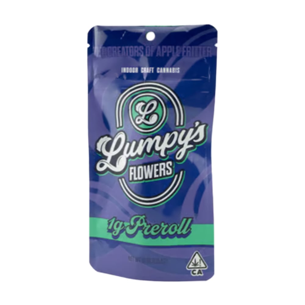 キラキラグリーンガラパイlumpy Morello Sorbet [1g] | Lumpy's Flowers | Cannabis Pre-roll - Purple