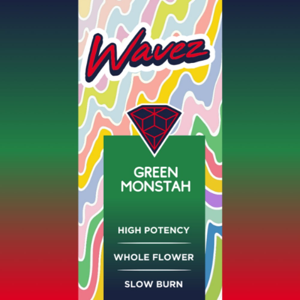 Wavez - Green Monstah Infused Pre-Roll (1g)
