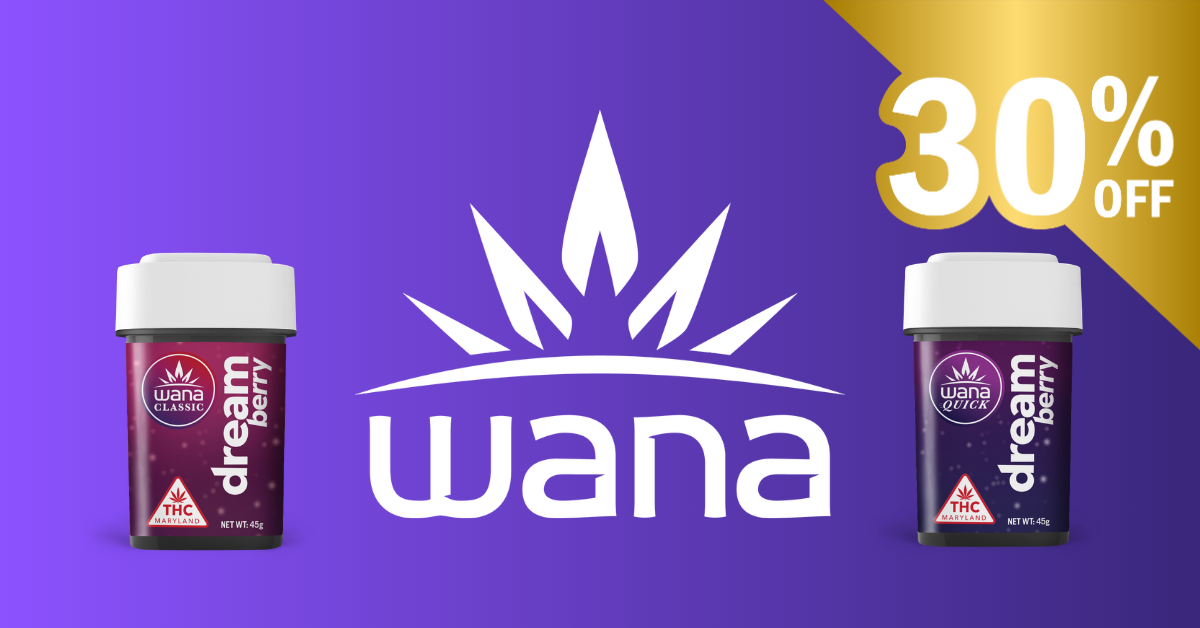 30% Off Wana Products special