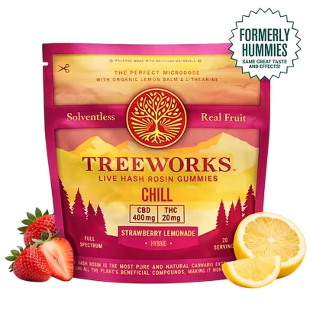Chill | Live Hash Rosin Gummies - Hybrid (200mg THC, 400mg CBD) *Formerly Hummies Chill | Live Hash Rosin Gummies - Hybrid (200mg THC, 400mg CBD) *Formerly Hummies