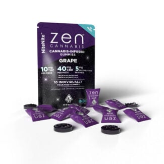 4:1 NiteNite Grape [10pk] (100mg THC/400mg CBD/50mg Melatonin)
