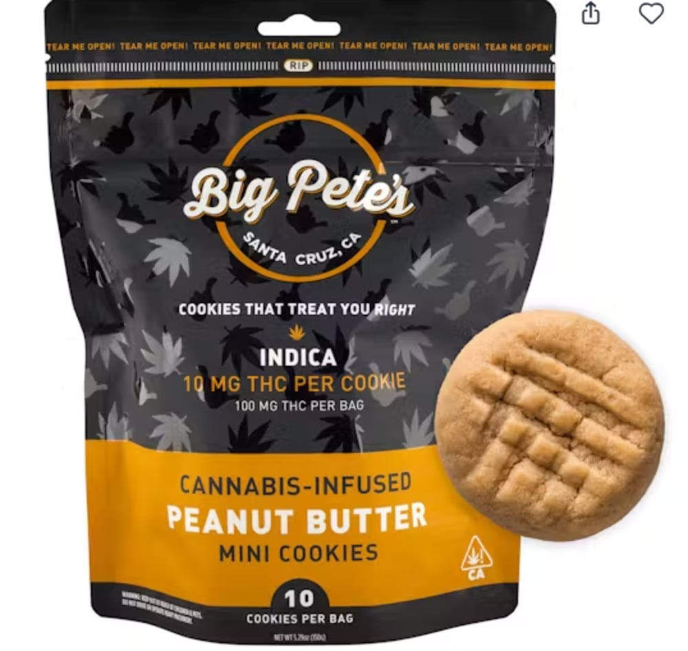 Peanut Butter - Indica [10pk] (100mg)