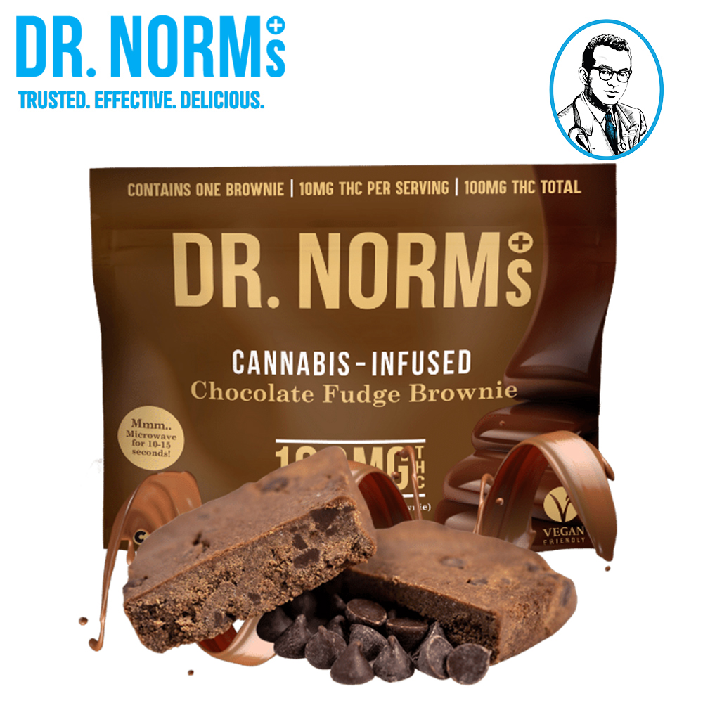 Vegan Chocolate Fudge 100mg Brownie