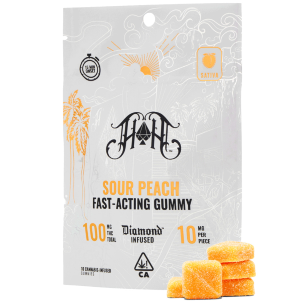 Peach Sativa Fast Acting Gummies