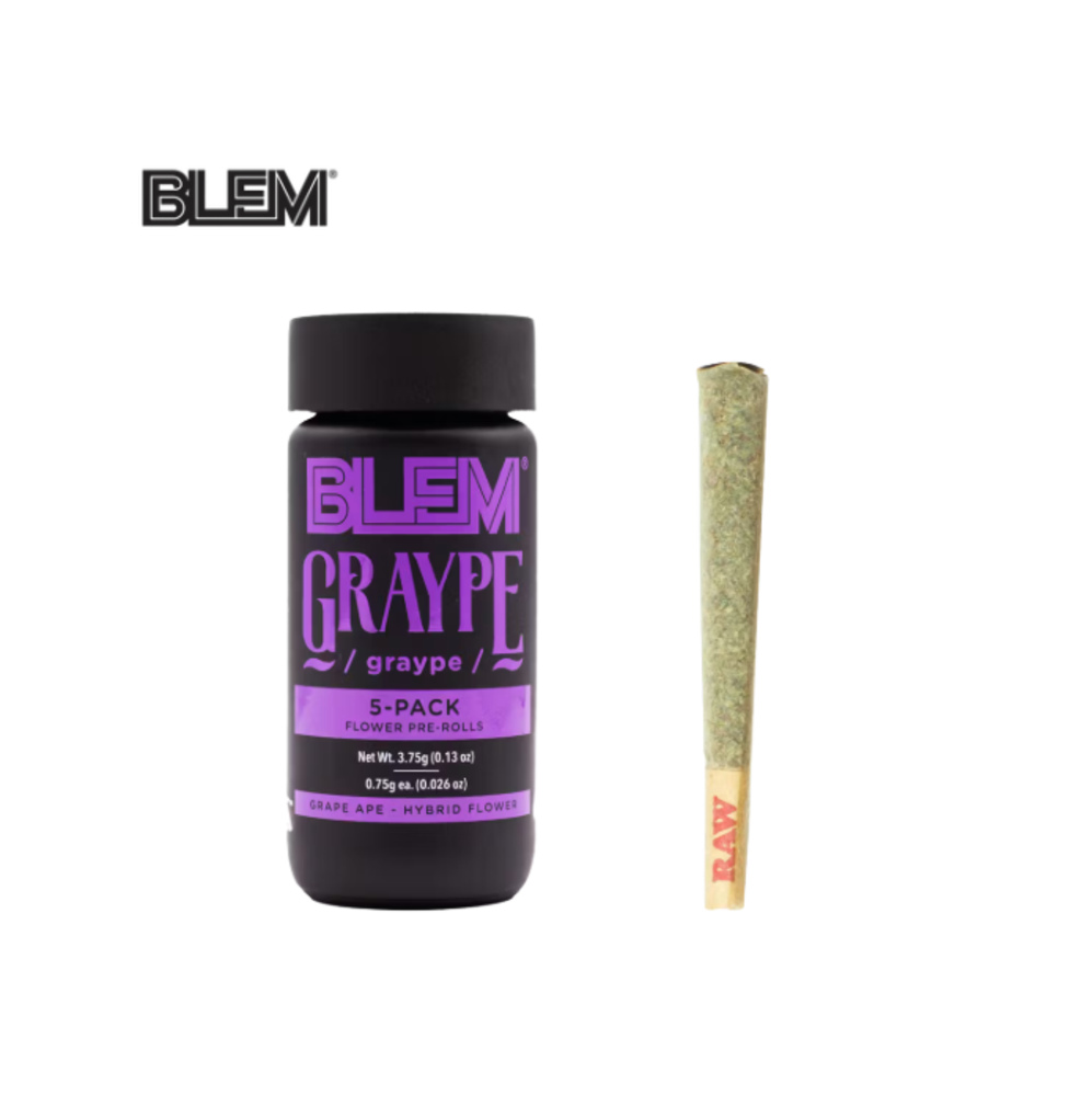 GRAYPE 3.75G 5 PACK PREROLLS