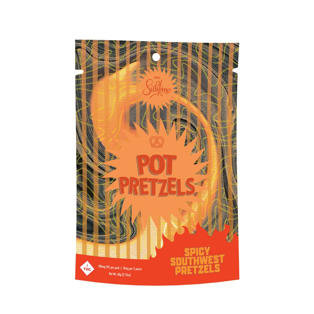 Sublime Pot Pretzels Spicy Southwest (H) 100mg