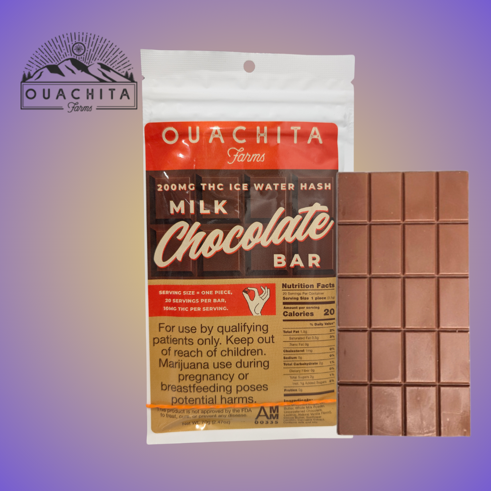 Hash Infused Chocolate Bar (200mg)
