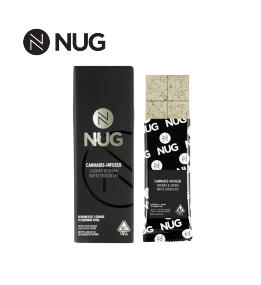 Cookies & Cream White Chocolate 100mg Bar