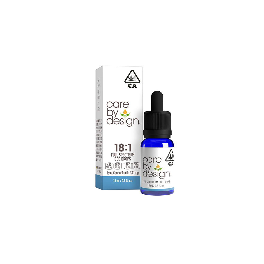 Care By Design | 18:1 Full Spectrum CBD Drops 15ml