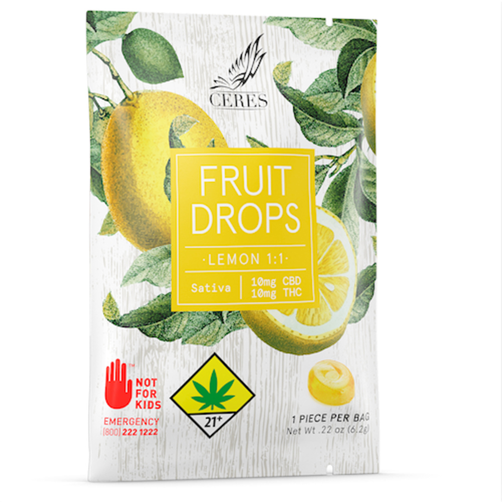 1:1 Lemon - Sativa [1pk] (10mg CBD/10mg THC)
