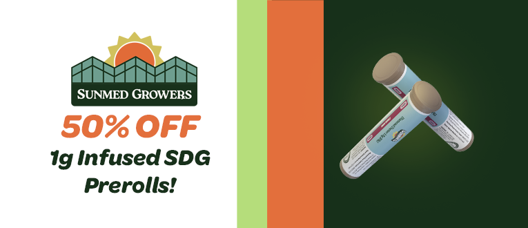 SDG OG 1g Infused PreRoll 50% off special