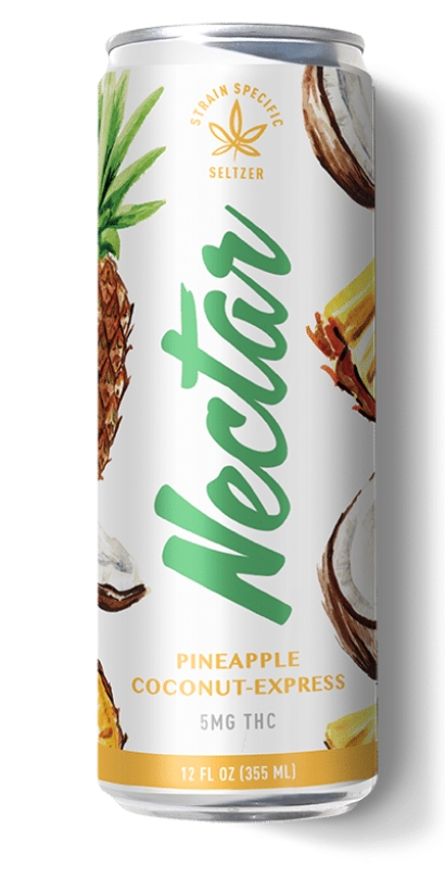 Pineapple Coconut Express Infused Seltzer