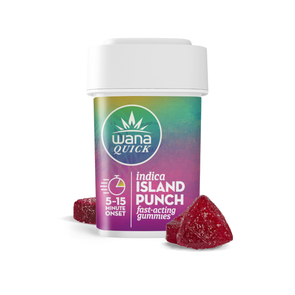 Wana - Island Punch Indica Fast-Acting Gummies (100mg 20pk) Wana - Island Punch Indica Fast-Acting Gummies (100mg 20pk)