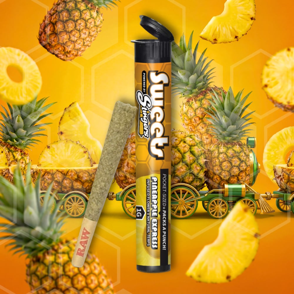 Stingers Sweets - Pineapple Express Infused Pre-Roll (1g)