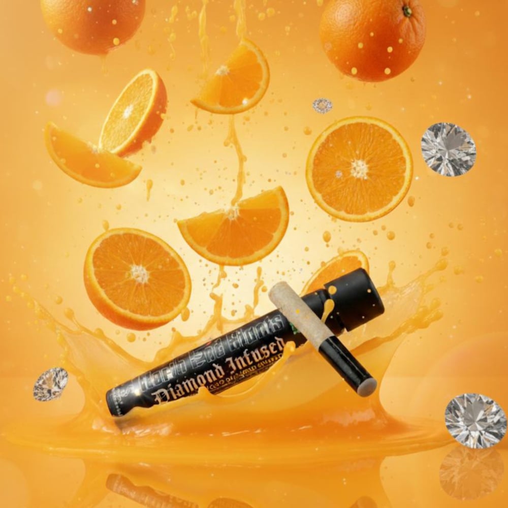 North End Blunts - Orange Gush Liquid Diamond Infused Pre-Roll (1g)