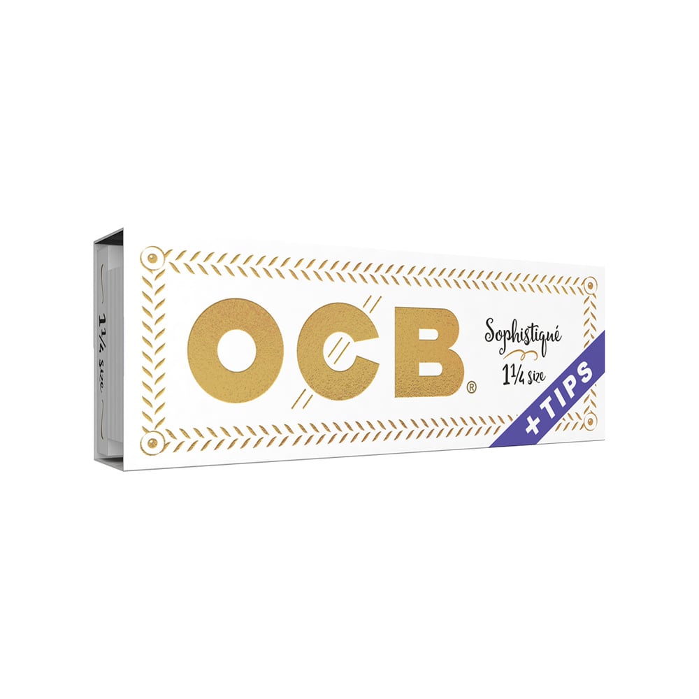 ® Sophistiqué® Rolling Papers - 1 1/4 + Tips [50 leaves + 50 tips]
