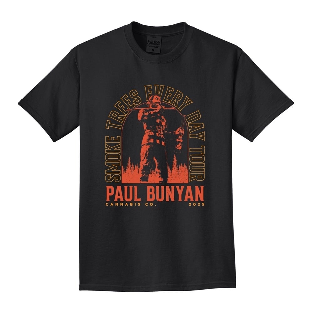 Strain Tour Black Tee Medium