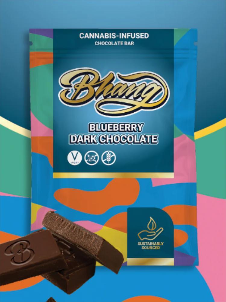 Blueberry Dark Chocolate Bar 100mg 10pc