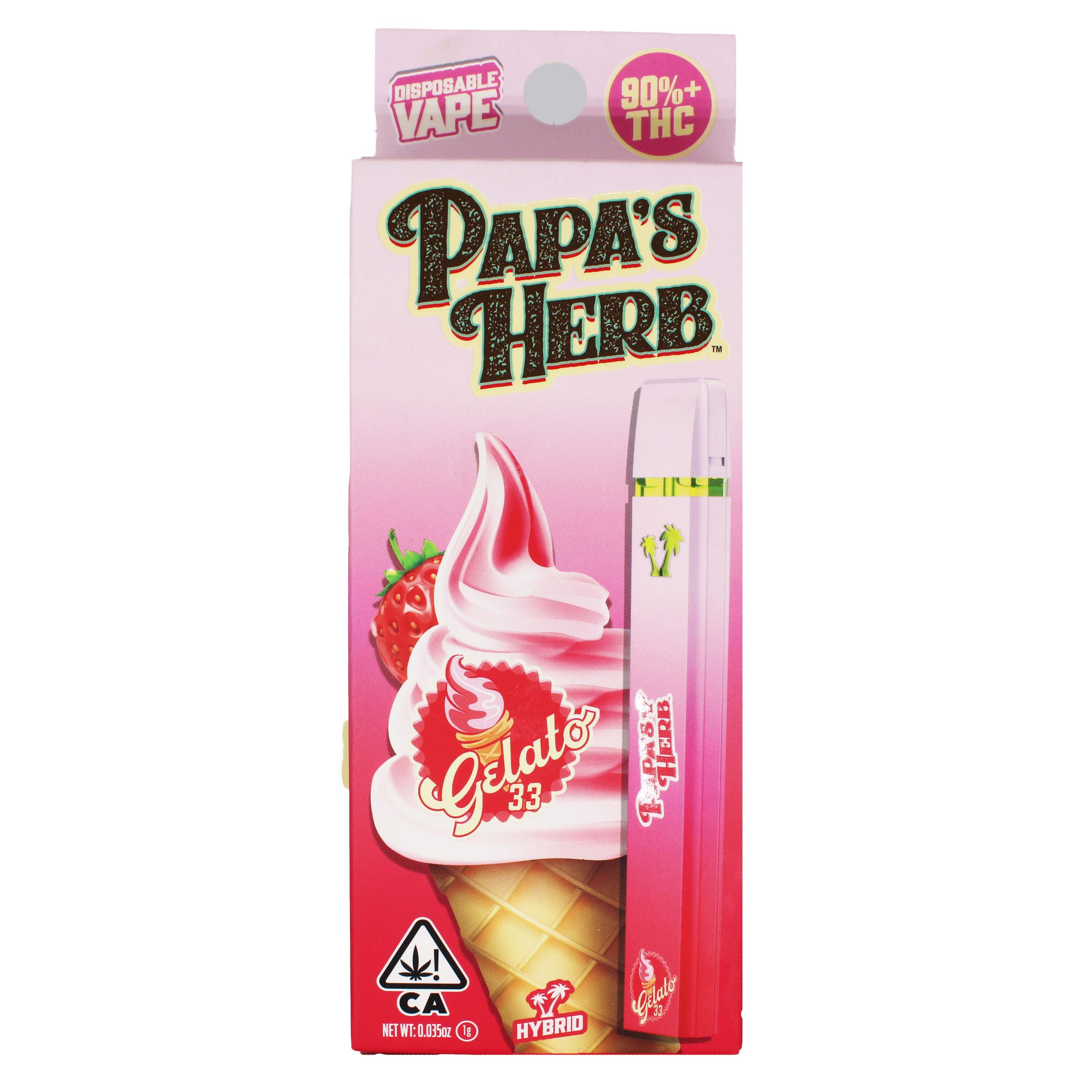 elf bar vape uk Papa's Herb Watermelon Z 1g Disposable main image 1