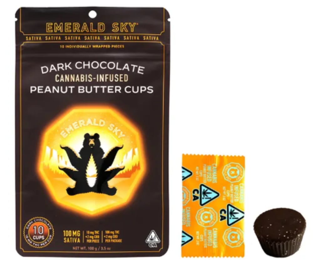 Peanut Butter Cups Dark Chocolate | 10pk/10mg - 100mg | Sativa