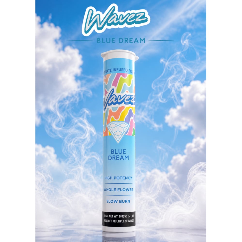 Wavez - Blue Dream Infused Pre-Roll (1g)