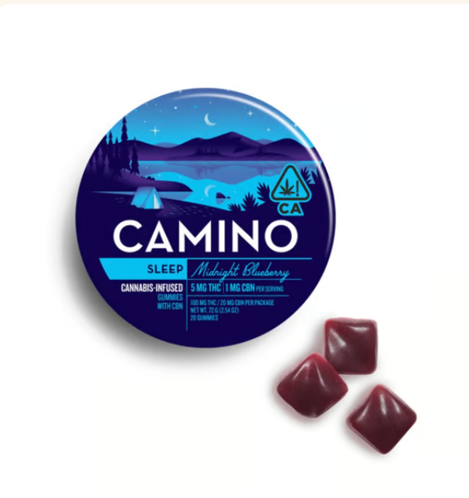 5:1 'Sleep' Midnight Blueberry [20pk] (100mg THC/20mg CBN)